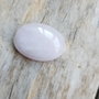 Cabochon cuart roz, 25x18 mm