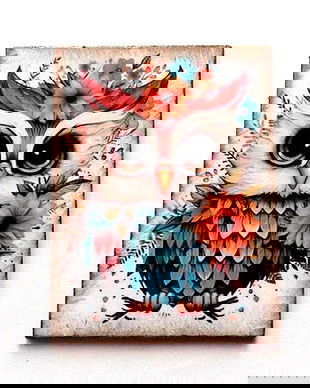 Magnet frigider cu bufnita 45437