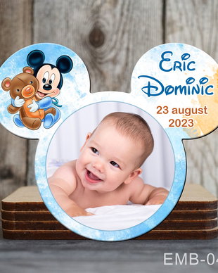 Marturii botez baieti deosebite - Magneti frigider Mickey Mouse