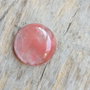 Cabochon cuart cherry, 25 mm