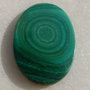 Cabochon malachit NATURAL aprox 3.5x24x35 mm