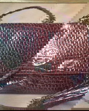 FERGI BY GIANNI FERRANTE -GEANTA DEOSEBITA LAC STAMP CROCO