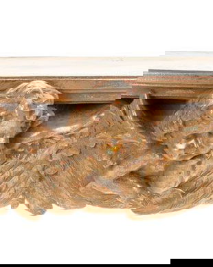 Consola aurie pentru perete