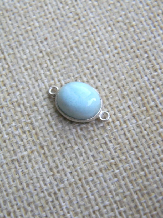 Link larimar in rama argint (M7-2)