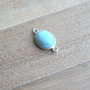 Link larimar in rama argint (M7-3)