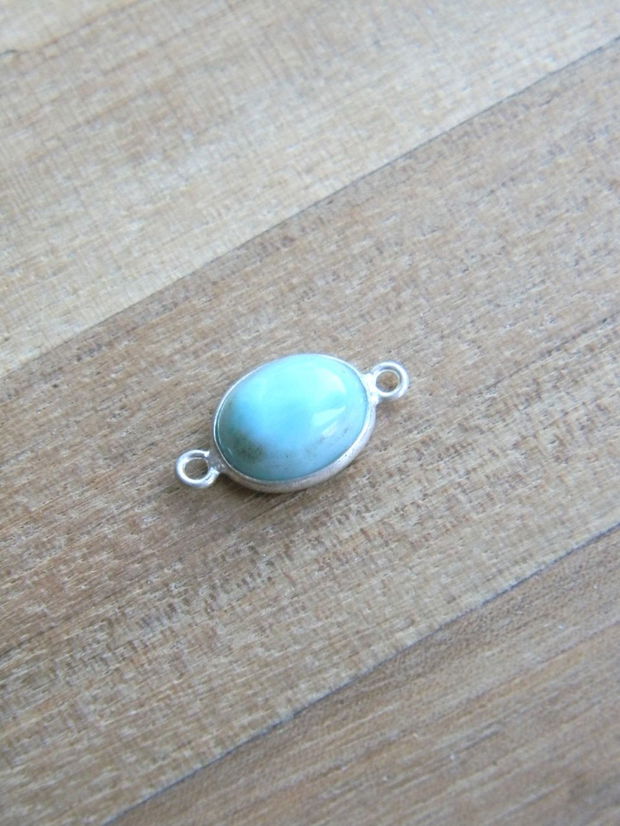 Link larimar in rama argint (M7-3)