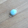 Link larimar in rama argint (M7-3)