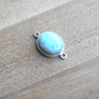 Link larimar in rama argint (M7-3)