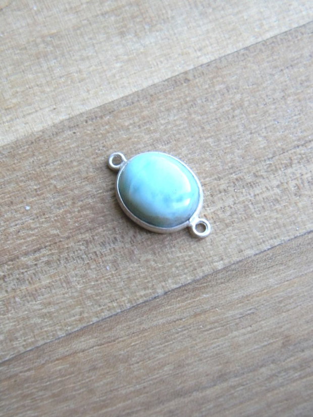Link larimar in rama argint (M7-3)