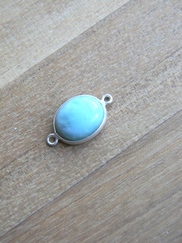 Link larimar in rama argint (M7-3)