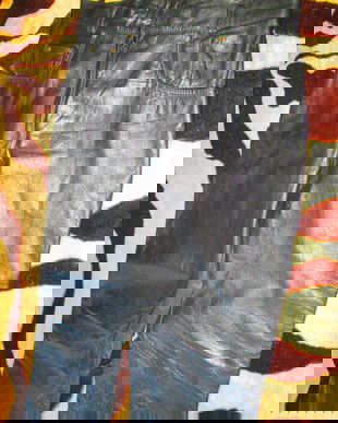 pantaloni moto Echtes leder super 34