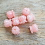 Boboc lalea din pasta de coral, 8.5x8 mm