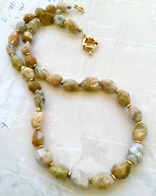 Colier CHOKER agate naturale