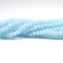 Cristale din sticla, rondelle,3.5x3 mm, opace, bleu-D06