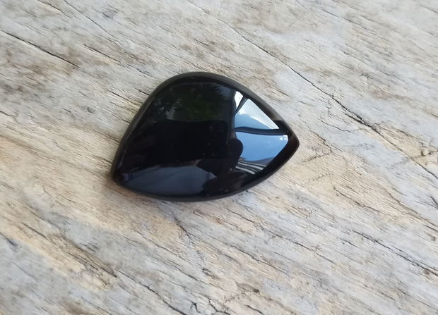 Cabochon onix, 30x20x7 mm