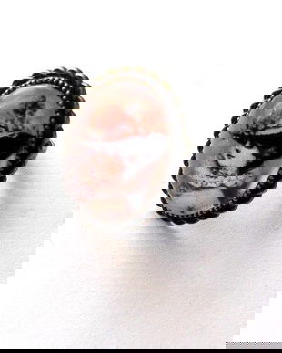 inel sticla cu model retro 45390