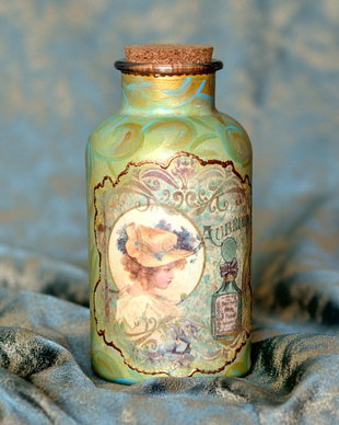 Borcan decorativ vintage