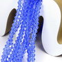 Cristale din sticla, biconice, 3 mm, albastre-04