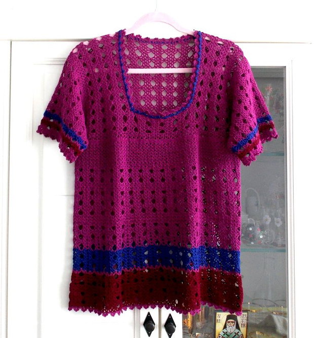 Bluza crosetata*Melana+Bumbac