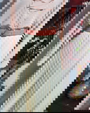 Bluza vintage din triplu voal