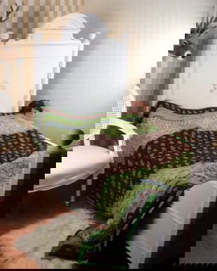 Pled din bumbac cu decor motive orientale