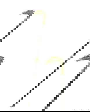 Baston lemn masiv cu maner vultur din aluminiu