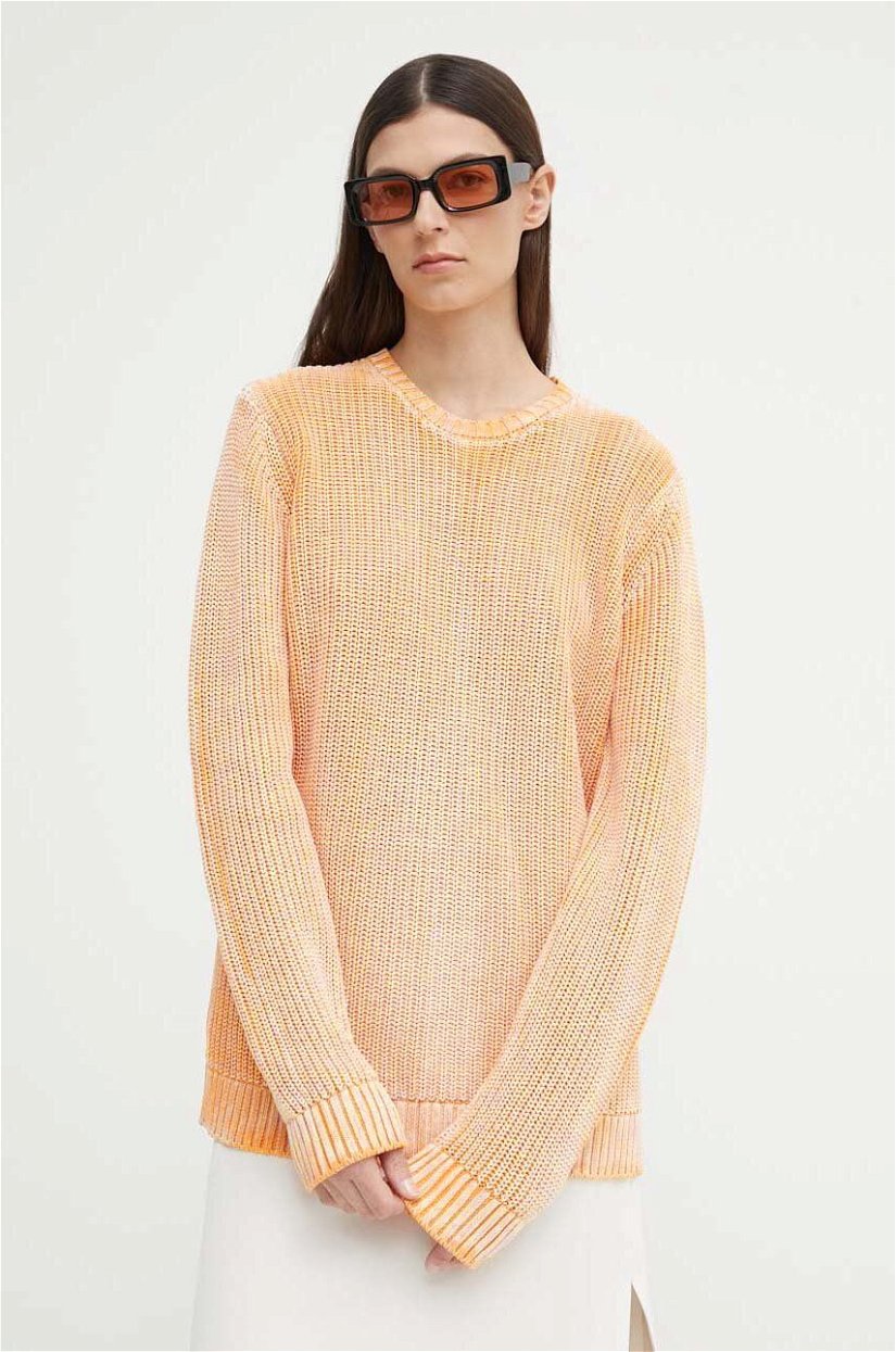 Résumé pulover de bumbac AtlasRS Knit Pullover Unisex culoarea portocaliu, 20371116