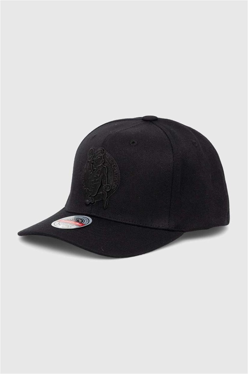 Mitchell&Ness șapcă din amestec de lână NBA BOSTON CELTICS culoarea negru, cu imprimeu