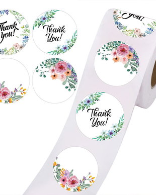 Etichete autoadezive "Thank You"