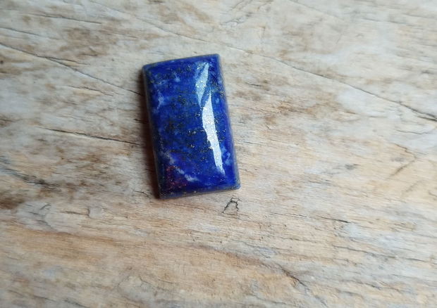 Cabochon lapis lazuli, 22x13x6 mm