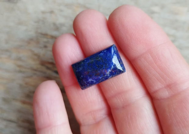 Cabochon lapis lazuli, 22x13x6 mm