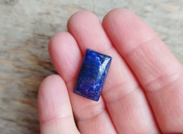 Cabochon lapis lazuli, 22x13x6 mm