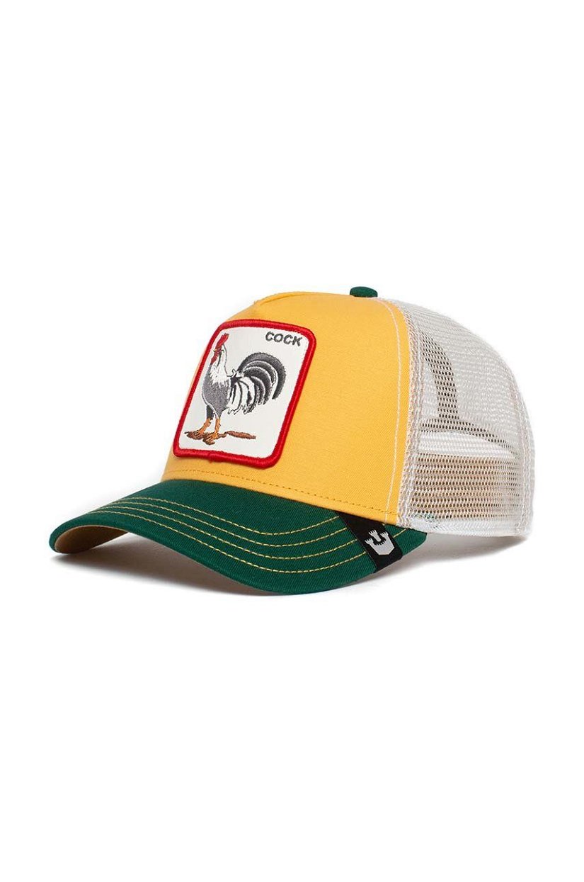 Goorin Bros șapcă culoarea galben, cu imprimeu
