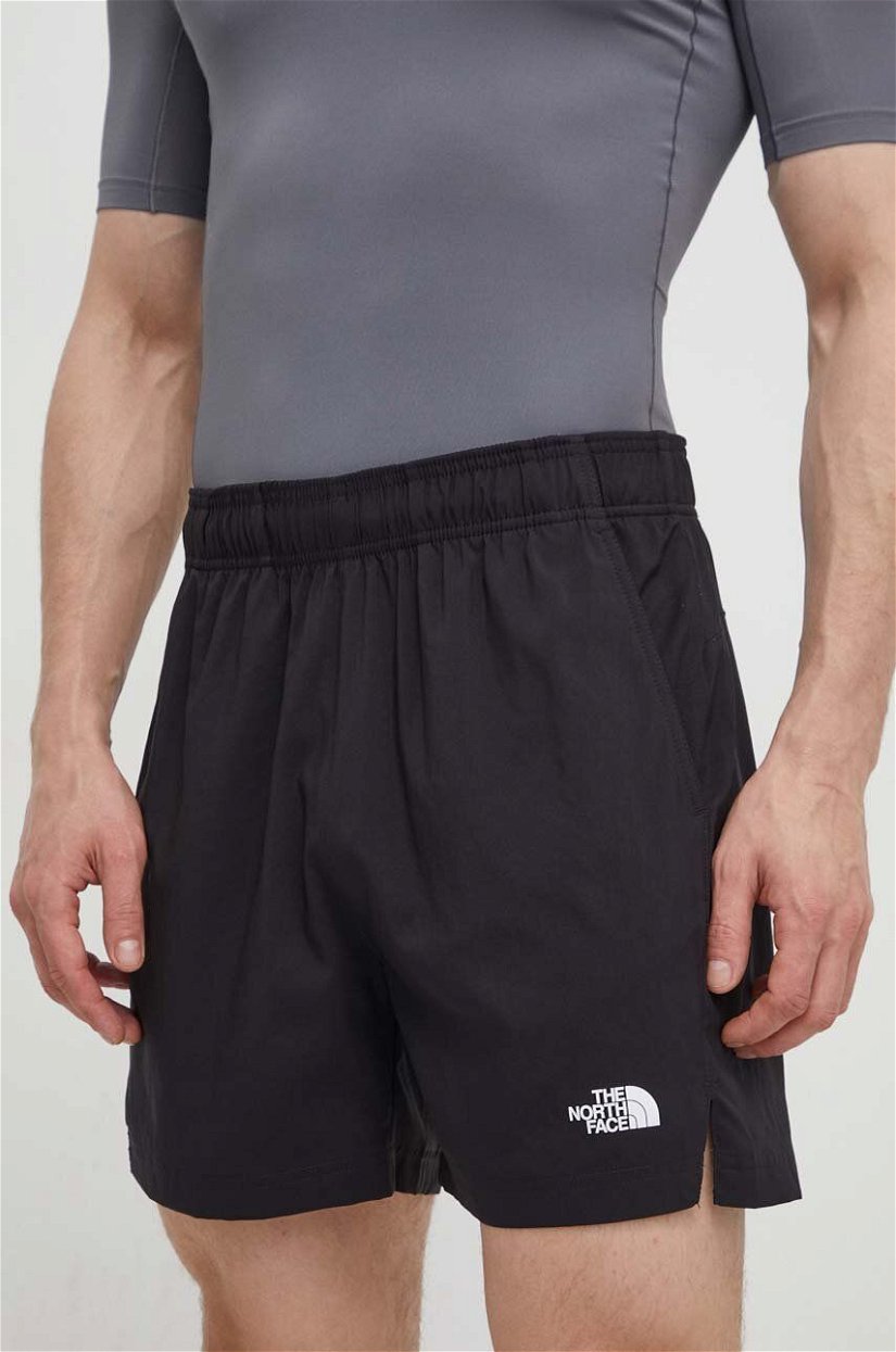 The North Face pantaloni scurti sport barbati, culoarea negru, NF0A882DJK31
