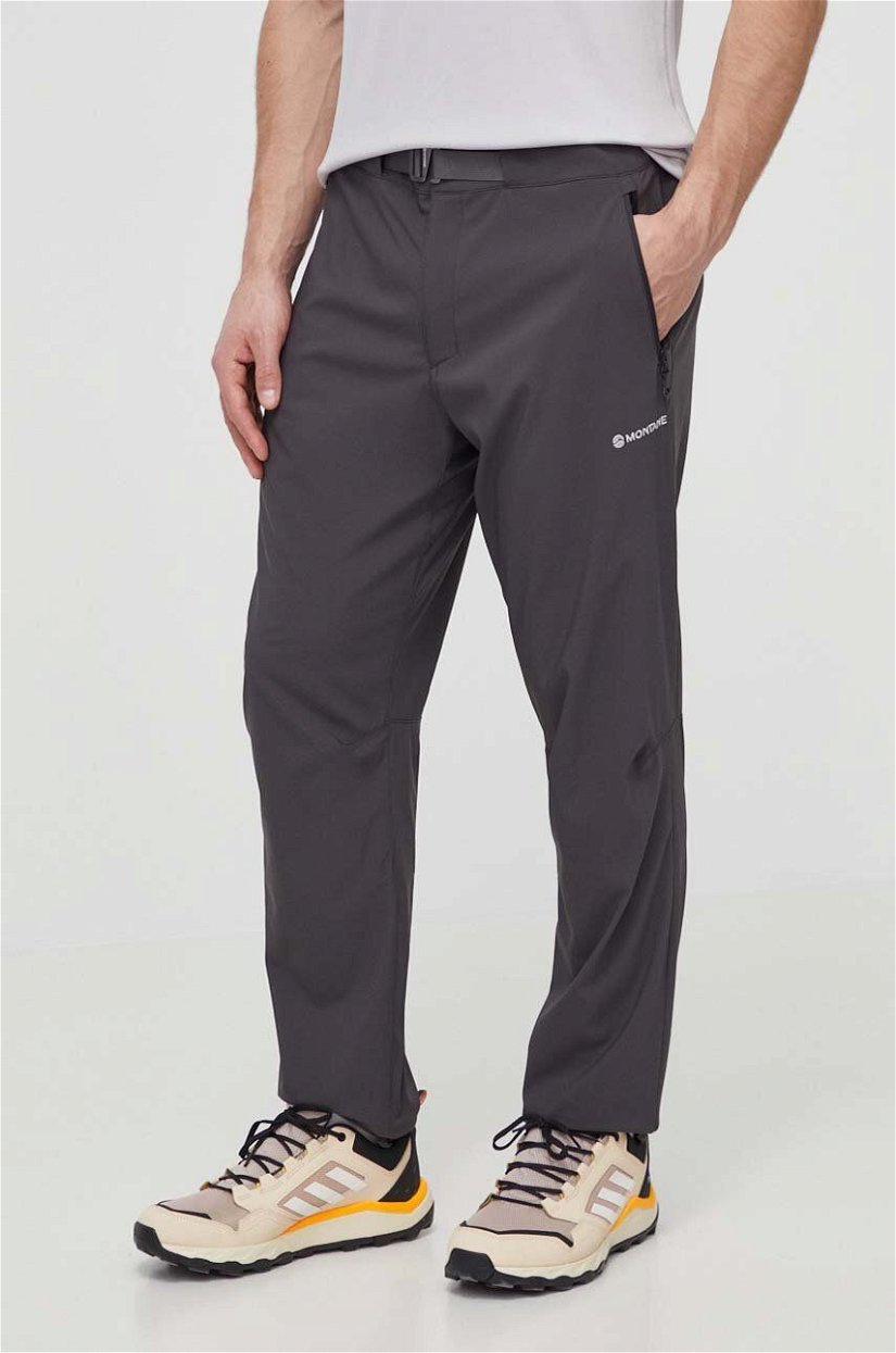 Montane pantaloni de exterior Tenacity Lite culoarea gri, MTNPR15