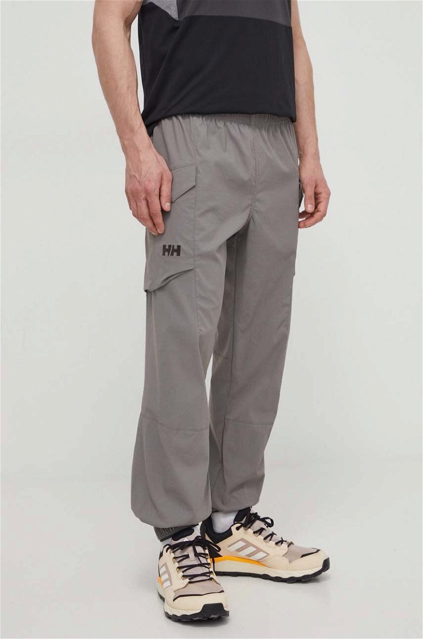 Helly Hansen pantaloni de exterior Vista culoarea gri