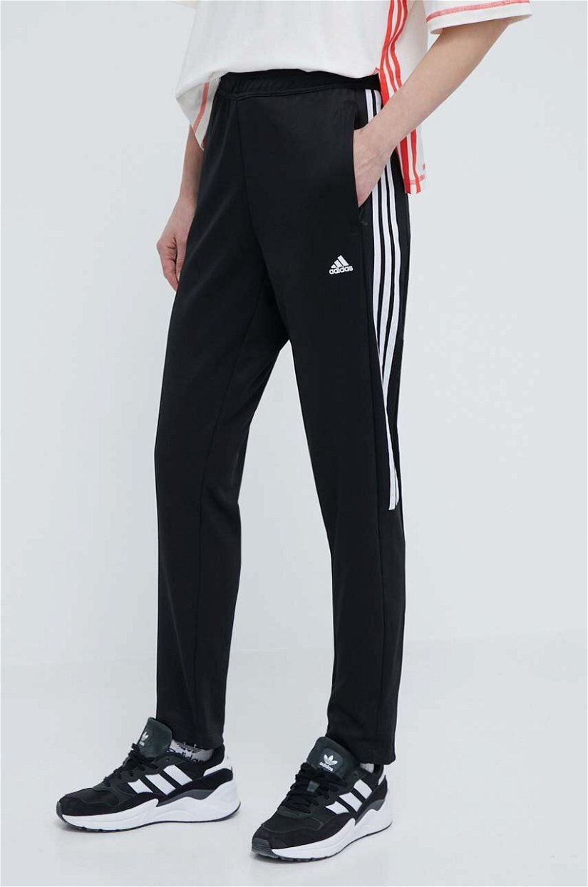 adidas pantaloni de antrenament Tiro culoarea negru, cu imprimeu, IS4554
