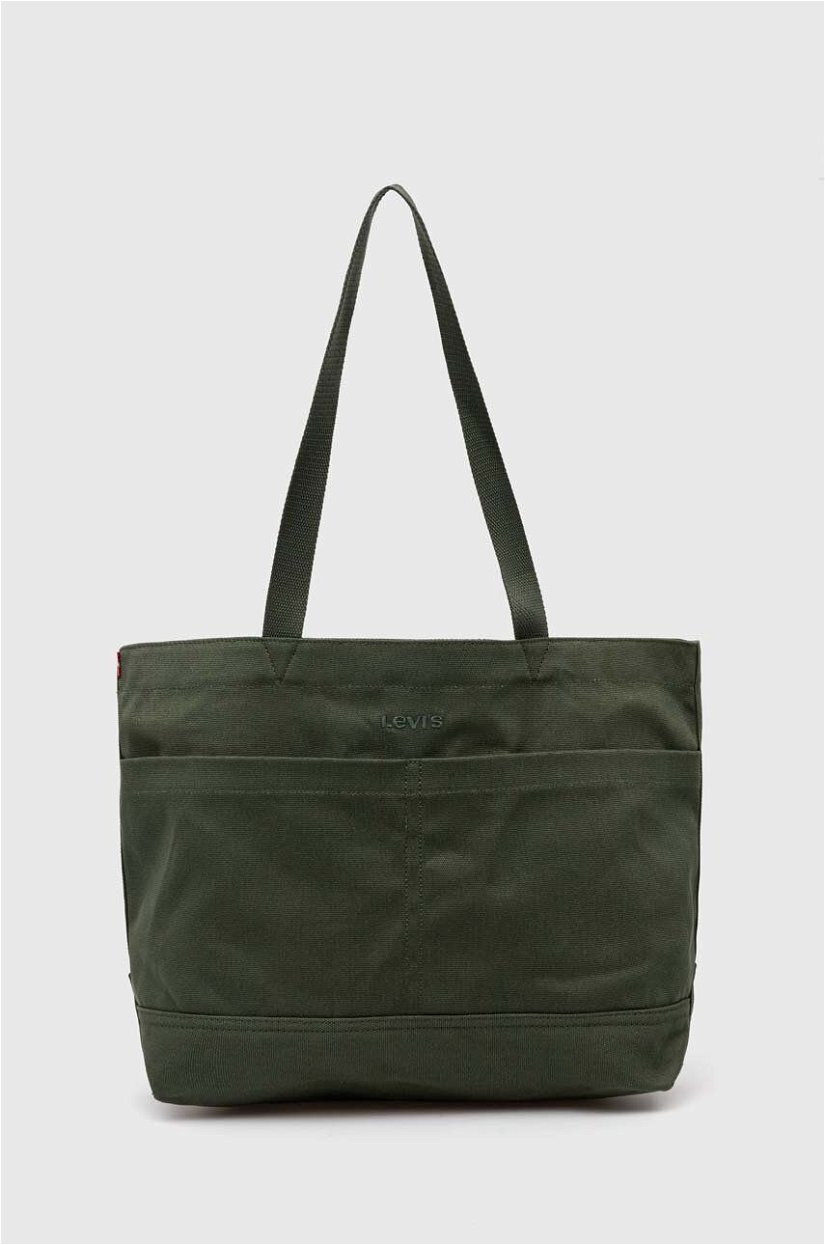Levi's geanta de bumbac culoarea verde