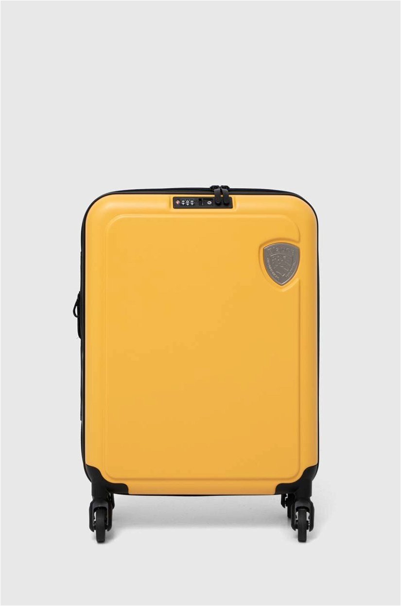 Blauer valiza culoarea galben