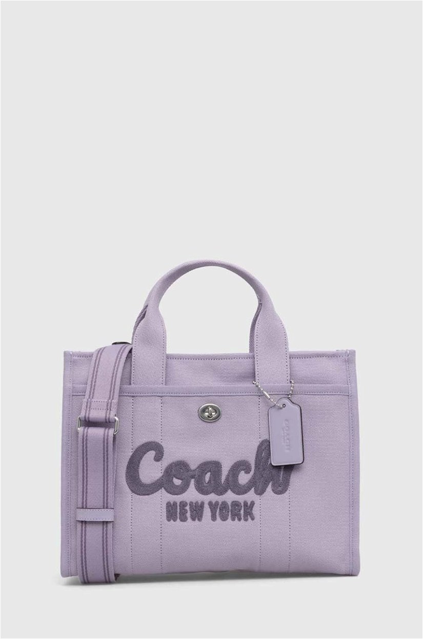 Coach poseta culoarea violet