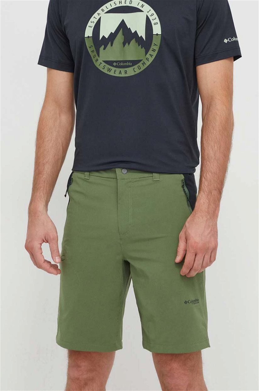 Columbia pantaloni scurți outdoor Triple Canyon II culoarea verde 2071973