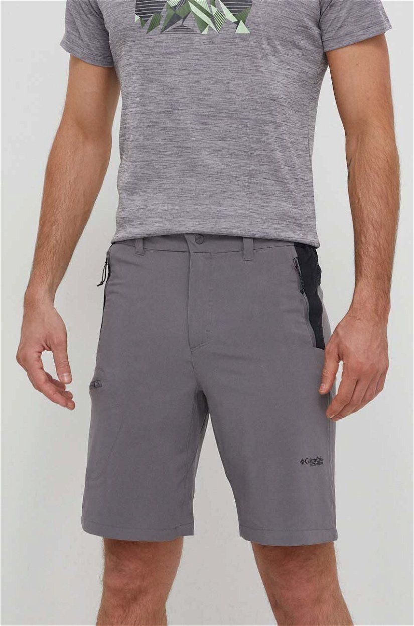 Columbia pantaloni scurți outdoor Triple Canyon II culoarea gri 2071973