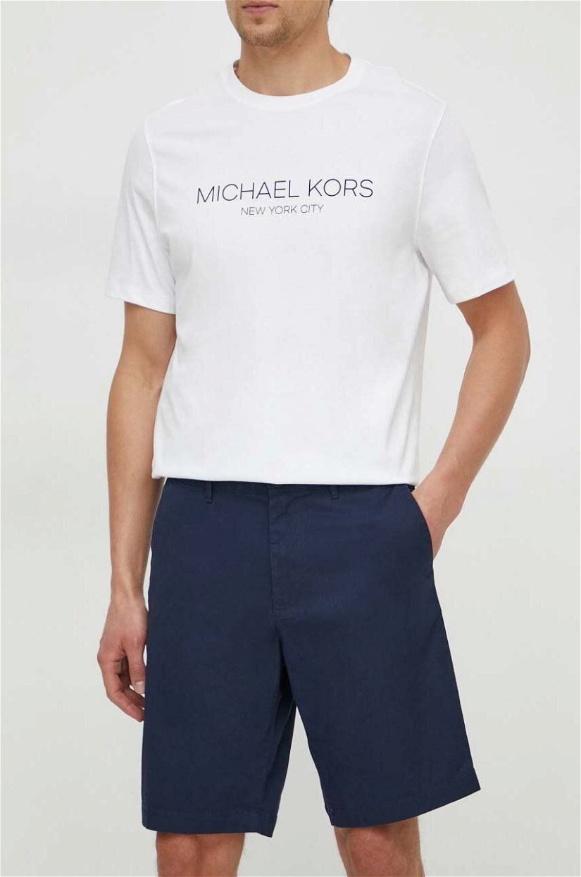 Michael Kors pantaloni scurti barbati, culoarea albastru marin