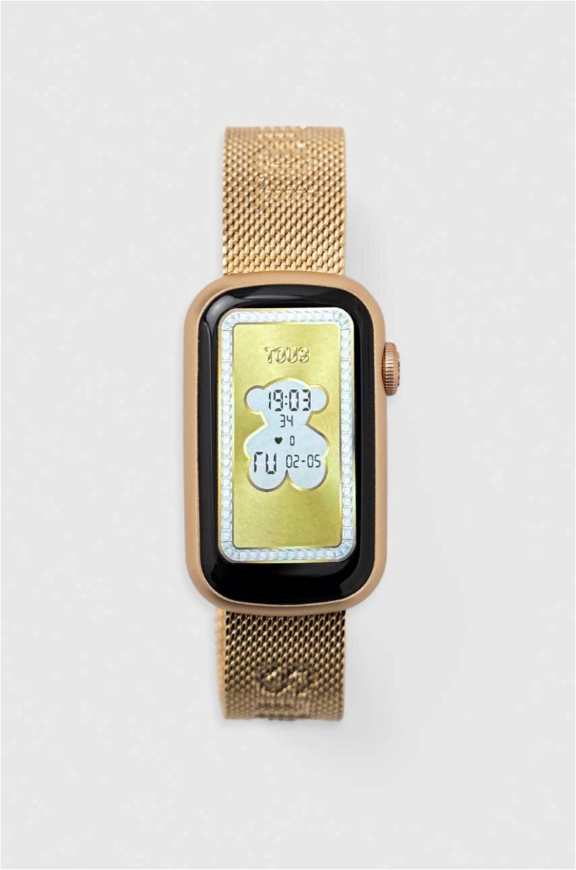 Tous smartwatch femei, culoarea auriu