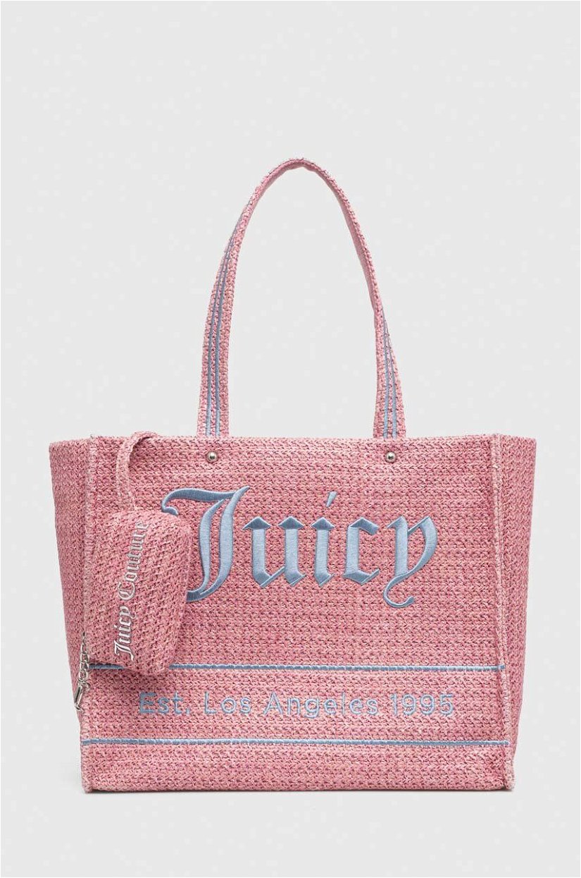Juicy Couture geanta de plaja culoarea roz