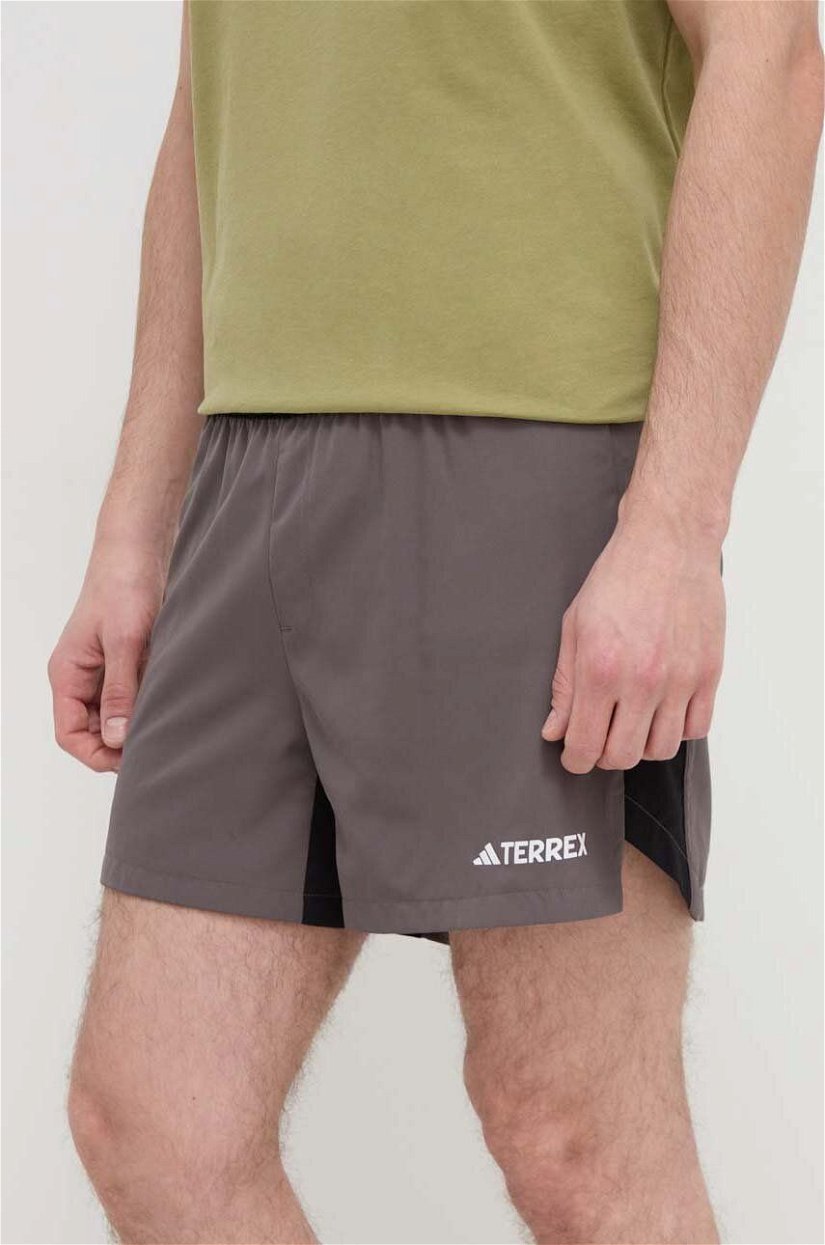 adidas TERREX pantaloni scurți outdoor TERREX Multi culoarea gri IT7913