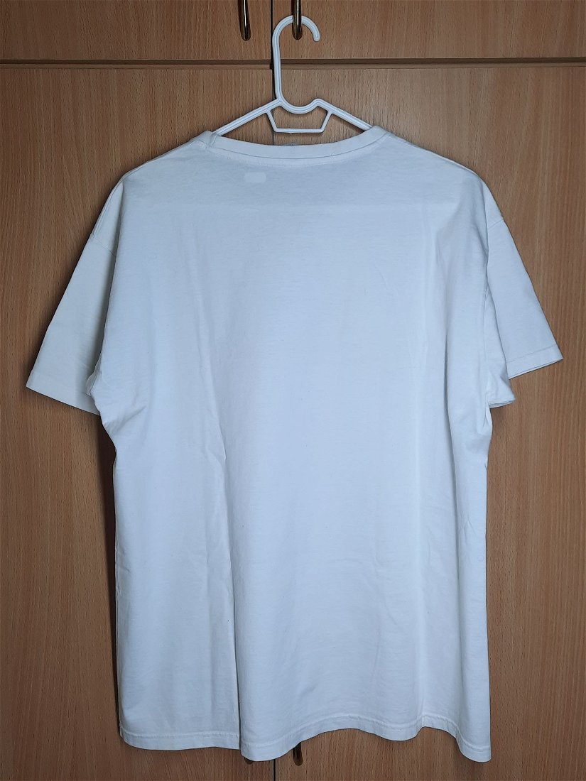 Tricou bărbați, ''Sol's'', alb cu imprimeu, mărimea XL
