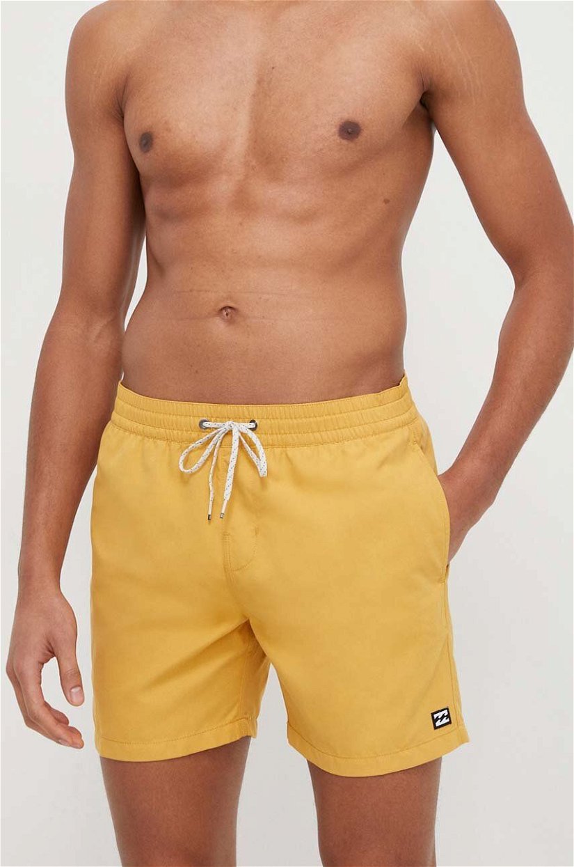 Billabong pantaloni scurti de baie culoarea galben
