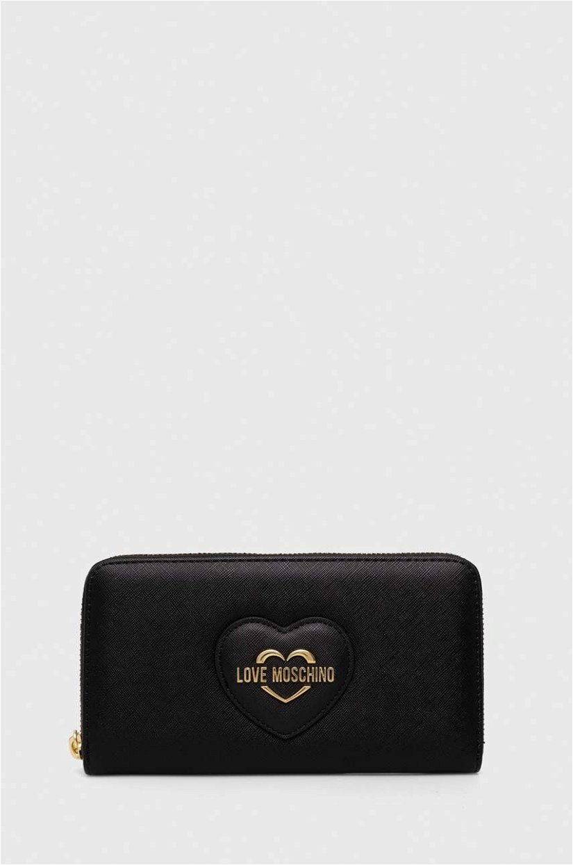 Love Moschino portofel culoarea negru