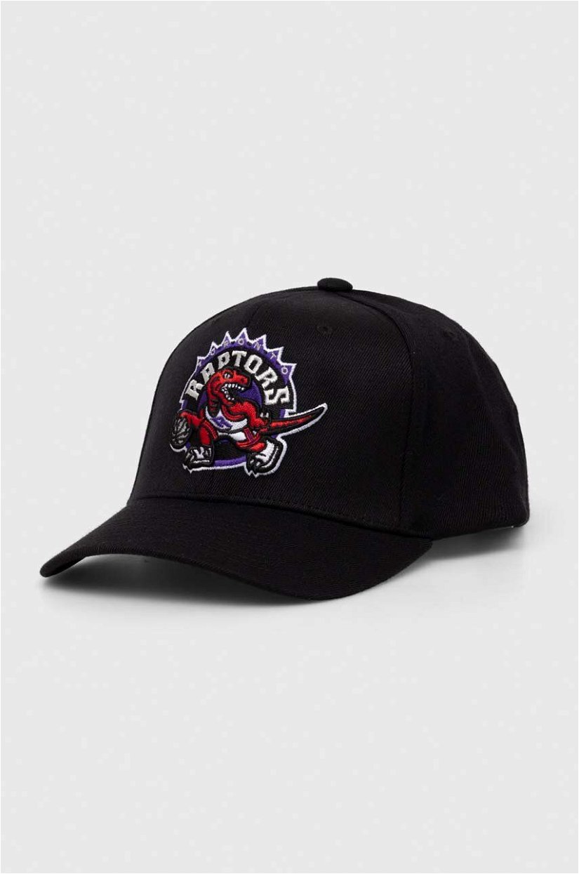 Mitchell&Ness șapcă din amestec de lână NBA TORONTO RAPTORS culoarea negru, cu imprimeu